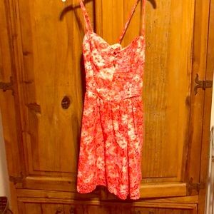 Guess Floral Pink Dress